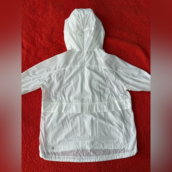 Lululemon Athletica White Hooded Windbreaker - Picture 4 of 11